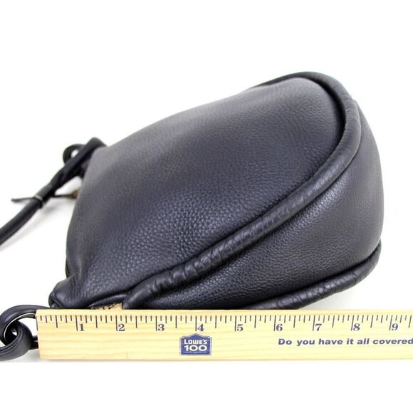 AANDD Adam & Davidson BLACK GENUINE LEATHER X-BODY SHOULDER BAG HANDBAG PURSE - Picture 14 of 16